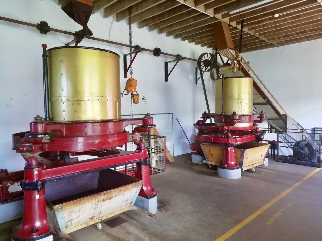 Tea factory with two couldron-like machine
